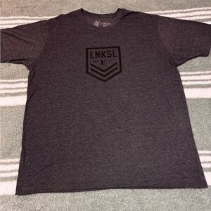 Linksoul XXL Men’s Charcoal Short Sleeve T-Shirt